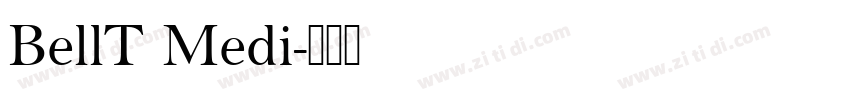 BellT Medi字体转换